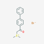 Sulfonium, (2-[1,1'-biphenyl]-4-yl-2-oxoethyl)dimethyl-, bromide