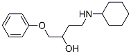 1-Phenoxy-4-(cyclohexylamino)-2-butanol