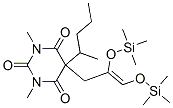 2,4,6(1H,3H,5H)-Pyrimidinetrione, 5-[2,3-bis[(trimethylsilyl)oxy]-2-pr openyl]-1,3-dimethyl-5-(1-methylbutyl)-