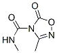 1,2,4-Oxadiazole-4(5H)-carboxamide,  N,3-dimethyl-5-oxo-