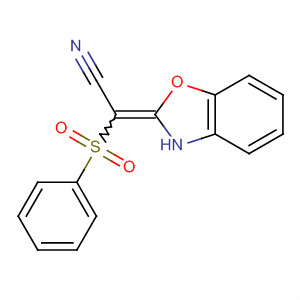 Acetonitrile, 2(3H)-benzoxazolylidene(phenylsulfonyl)-