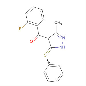 Methanone,(4,5-dihydro-3-methyl-1-phenyl-5-thioxo-1H-pyrazol-4-yl)(2-fluorophenyl)-
