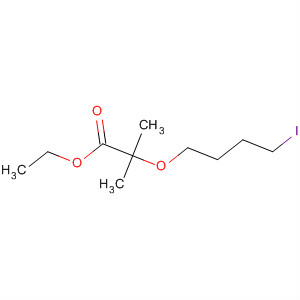 Propanoic acid, 2-(4-iodobutoxy)-2-methyl-, ethyl ester