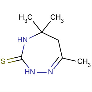 3H-1,2,4-Triazepine-3-thione, 2,4,5,6-tetrahydro-5,5,7-trimethyl-