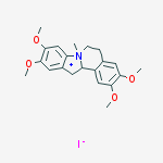 2,3,9,10-tetramethoxy-7-methyl-5,6,12,12a-tetrahydroindolo[2,1-a]isoquinolin-7-ium;iodide