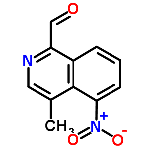 4-methyl-5-nitroisoquinoline-1-carbaldehyde