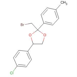 1,3-Dioxolane, 2-(bromomethyl)-4-(4-chlorophenyl)-2-(4-methylphenyl)-
