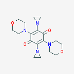 2,5-bis(aziridin-1-yl)-3,6-dimorpholin-4-ylcyclohexa-2,5-diene-1,4-dione