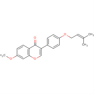 4H-1-Benzopyran-4-one,7-methoxy-3-[4-[(3-methyl-2-butenyl)oxy]phenyl]-