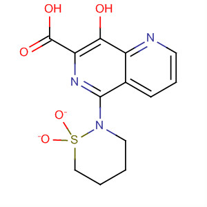 1,6-Naphthyridine-7-carboxylic acid,8-hydroxy-5-(tetrahydro-1,1-dioxido-2H-1,2-thiazin-2-yl)-
