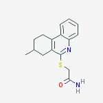 ACETAMIDE,2-[(7,8,9,10-TETRAHYDRO-8-METHYL-6-PHENANTHRIDINYL)THIO]-
