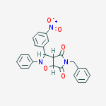 2H-Pyrrolo[3,4-d]isoxazole-4,6(3H,5H)-dione, dihydro-3-(3-nitrophenyl)-2-phenyl-5-(phenylmethyl)-