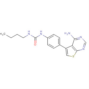 Urea, N-[4-(4-aminothieno[2,3-d]pyrimidin-5-yl)phenyl]-N'-butyl-