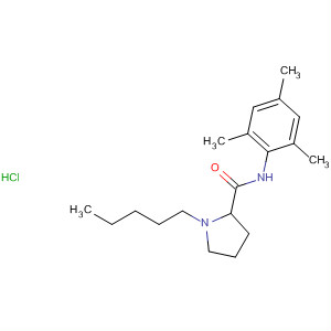 2-Pyrrolidinecarboxamide, 1-pentyl-N-(2,4,6-trimethylphenyl)-,monohydrochloride