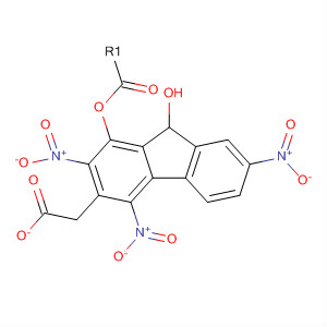 9H-Fluoren-9-ol, 2,4,7-trinitro-, acetate (ester)