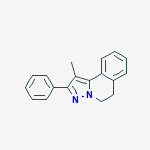 PYRAZOLO[5,1-A]ISOQUINOLINE,5,6-DIHYDRO-1-METHYL-2-PHENYL-