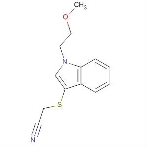 Acetonitrile, [[1-(2-methoxyethyl)-1H-indol-3-yl]thio]-