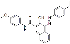 4-[(4-ethylphenyl)azo]-3-hydroxy-N-(4-methoxyphenyl)naphthalene-2-carboxamide