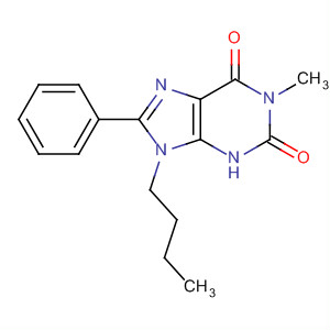 1H-Purine-2,6-dione, 9-butyl-3,9-dihydro-1-methyl-8-phenyl-
