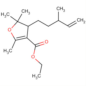 3-Furancarboxylic acid,4,5-dihydro-2,5,5-trimethyl-4-(3-methyl-4-pentenyl)-, ethyl ester
