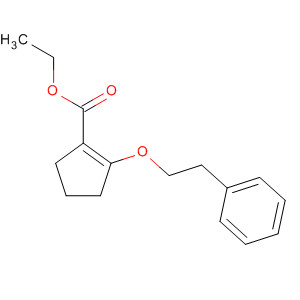 1-Cyclopentene-1-carboxylic acid, 2-(2-phenylethoxy)-, ethyl ester