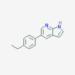 1H-Pyrrolo[2,3-b]pyridine, 5-(4-ethylphenyl)-