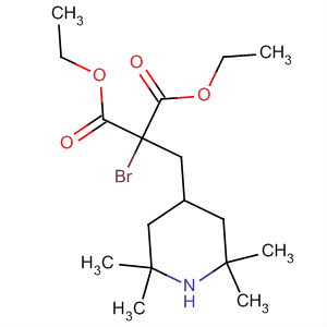 Propanedioic acid, bromo[(2,2,6,6-tetramethyl-4-piperidinyl)methyl]-,diethyl ester
