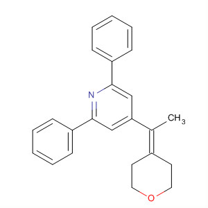 Pyridine, 2,6-diphenyl-4-[1-(tetrahydro-4H-pyran-4-ylidene)ethyl]-