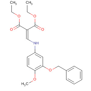 Propanedioic acid,[[[4-methoxy-3-(phenylmethoxy)phenyl]amino]methylene]-, diethyl ester