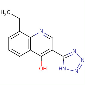 4-Quinolinol, 8-ethyl-3-(1H-tetrazol-5-yl)-
