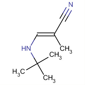 2-Propenenitrile, 3-[(1,1-dimethylethyl)amino]-2-methyl-, (E)-