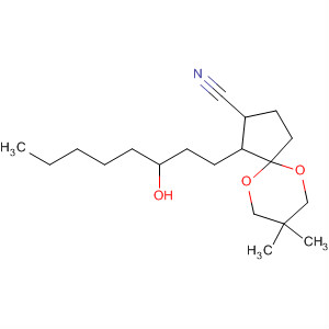 6,10-Dioxaspiro[4.5]decane-2-carbonitrile,1-(3-hydroxyoctyl)-8,8-dimethyl-