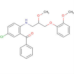 Methanone,[5-chloro-2-[[2-methoxy-3-(2-methoxyphenoxy)propyl]amino]phenyl]phenyl-