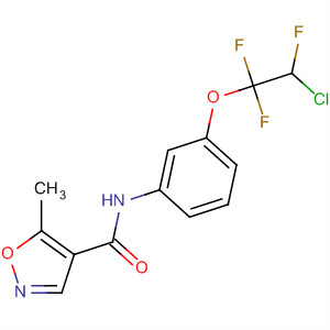4-Isoxazolecarboxamide,N-[3-(2-chloro-1,1,2-trifluoroethoxy)phenyl]-5-methyl-