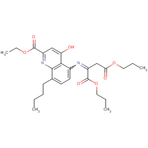 Butanedioic acid,[[8-butyl-2-(ethoxycarbonyl)-4-hydroxy-5-quinolinyl]imino]-, dipropyl ester