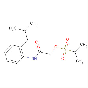 2-Propanesulfonic acid, 2-[(2-methylpropyl)phenylamino]-2-oxoethylester