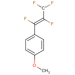 2-Propenylium, 1,1,2,3-tetrafluoro-3-(4-methoxyphenyl)-, (E)-
