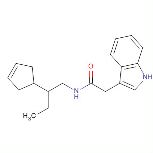 1H-Indole-3-acetamide, N-[2-(3-cyclopenten-1-yl)butyl]-