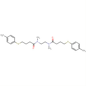 Butanamide, N,N'-1,2-ethanediylbis[N-methyl-4-[(4-methylphenyl)thio]-
