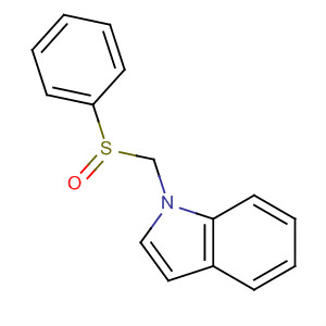 1H-Indole, 1-(phenylsulfinylmethyl)-