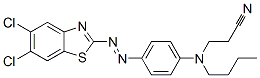 3-[Butyl[4-[(5,6-dichlorobenzothiazol-2-yl)azo]phenyl]amino]propanenitrile