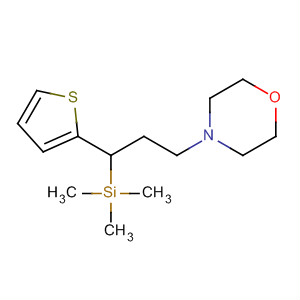 Morpholine, 4-[3-(2-thienyl)-3-(trimethylsilyl)propyl]-
