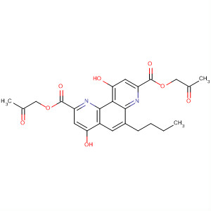 1,7-Phenanthroline-2,8-dicarboxylic acid, 6-butyl-4,10-dihydroxy-,bis(2-oxopropyl) ester