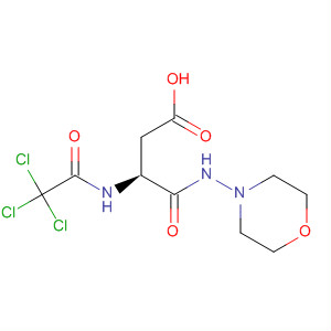 Butanoic acid, 4-(4-morpholinylamino)-4-oxo-3-[(trichloroacetyl)amino]-,(S)-