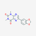 6-benzo[1,3]dioxol-5-yl-1,3-dimethyl-pteridine-2,4-dione