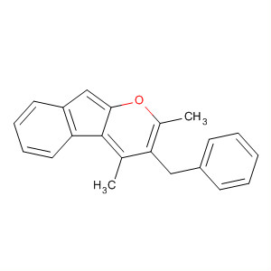 Indeno[2,1-b]pyran, 2,4-dimethyl-3-(phenylmethyl)-