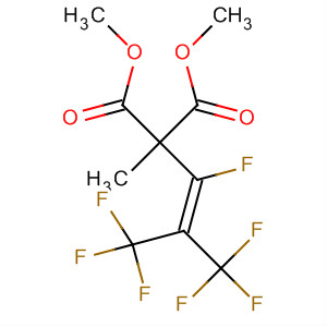 Propanedioic acid,methyl[1,3,3,3-tetrafluoro-2-(trifluoromethyl)-1-propenyl]-, dimethyl ester