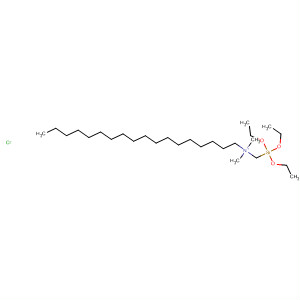 1-Octadecanaminium, N,N-dimethyl-N-[(triethoxysilyl)methyl]-, chloride
