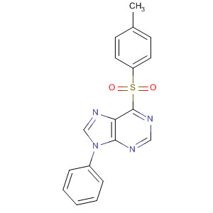 9H-Purine, 6-[(4-methylphenyl)sulfonyl]-9-phenyl-