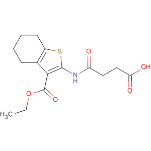 Benzo[b]thiophene-3-carboxylic acid,2-[(3-carboxy-1-oxopropyl)amino]-4,5,6,7-tetrahydro-, ethyl ester